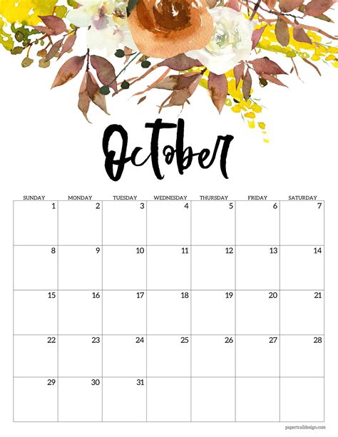 Pinterest Calendar Printable