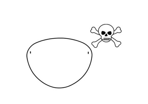 Pirate Eye Patch Template
