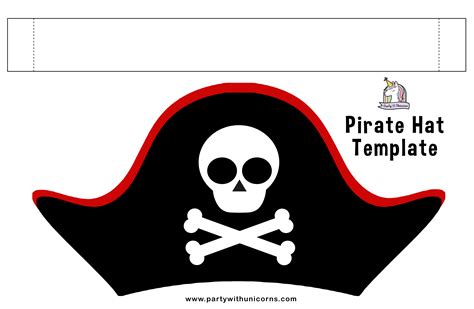 Pirate Hat Pattern Printable