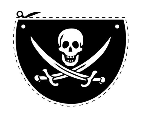 Pirate Patch Template