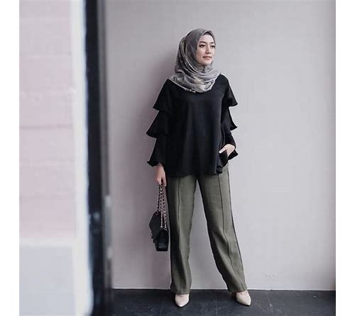 Pixie Cut untuk Model Rambut untuk Gaya Casual Hijab