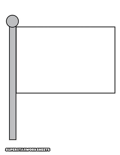 Plain Flag Template