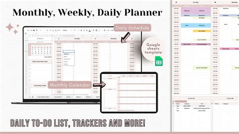 Planning Template Google Sheets