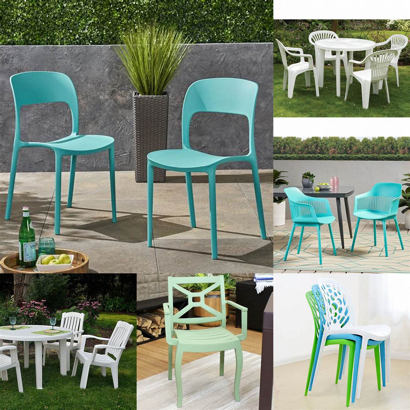 Plastic Patio Dining Chairs