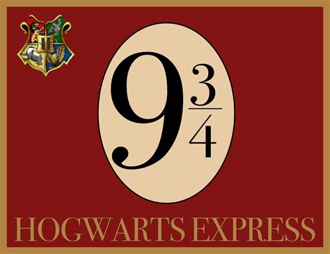 Platform 9 3 4 Printable