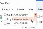 Play PowerPoint Audio Automatically