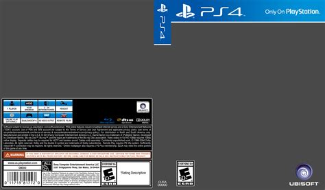Playstation Cover Template