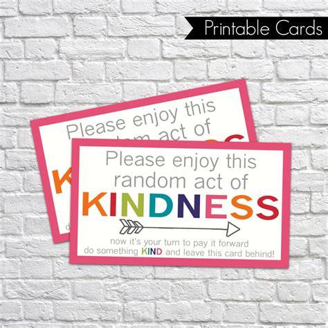 Please Enjoy This Random Act Of Kindness Printable