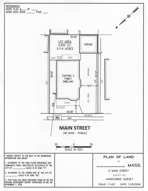 Plot Plan Template