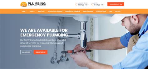 Plumbing Website Templates