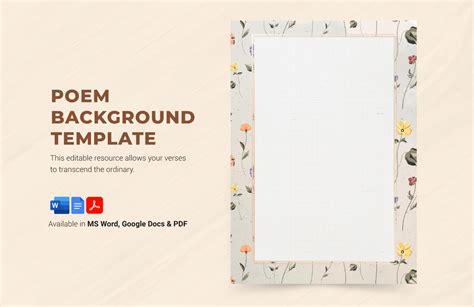 Poem Background Templates