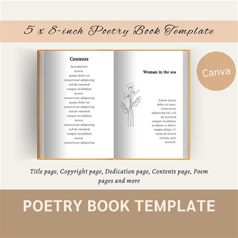 Poetry Book Template
