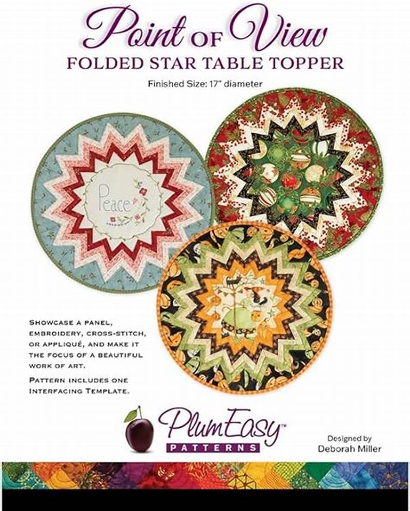 Point Of View Table Topper Pattern
