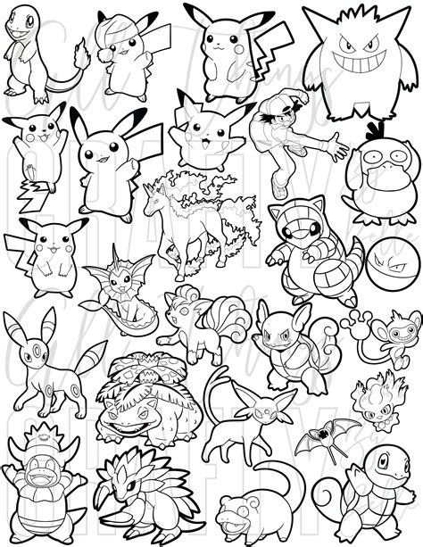 Pokemon Printables Free