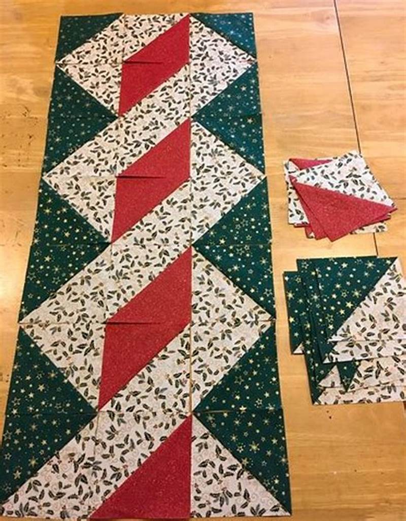 Pole Twist Table Runner Free Pattern