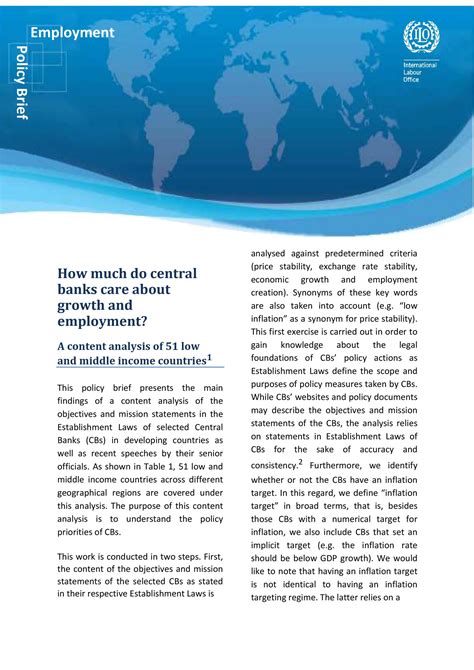Policy Brief Template Free Download