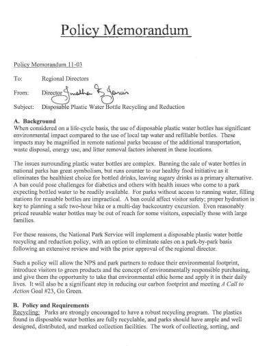 Policy Memorandum Template