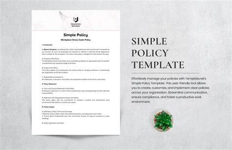 Policy Template Word