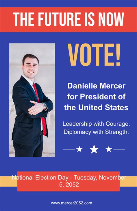Political Campaign Poster Template