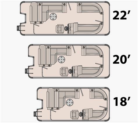Pontoon Boat Sizes Chart