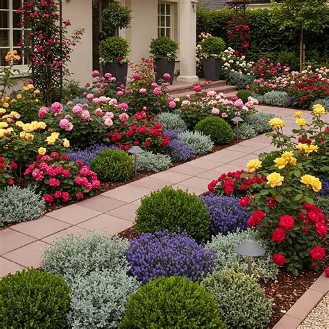 Versatile landscaping applications of the Pool House Rose