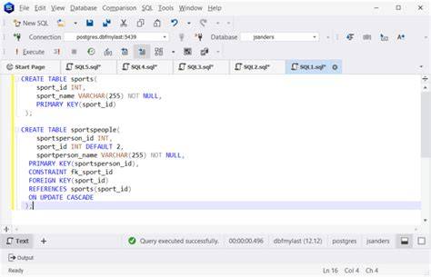 PostgreSQL Foreign Key syntax