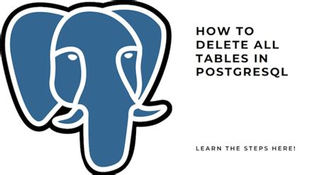 PostgreSQL delete all content