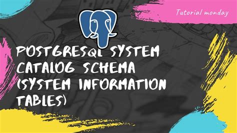 Postgresql What Information Is Included In The Catalog