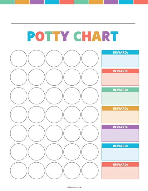 Potty Training Chart Printable