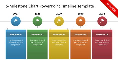 Powerpoint Milestone Template