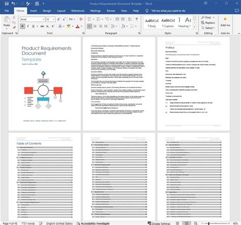 Prd Template Word