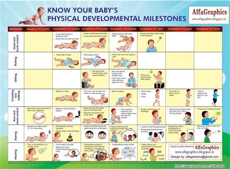Preemie Developmental Milestones Chart