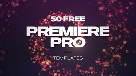 Premiere Pro Motion Graphic Templates