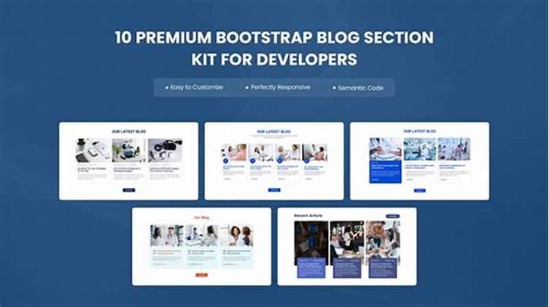 Premium Advanced Blog Bootstrap Template