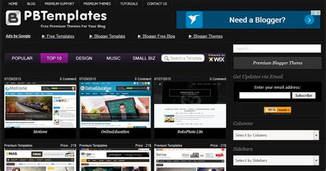 Premium Blogger Templates