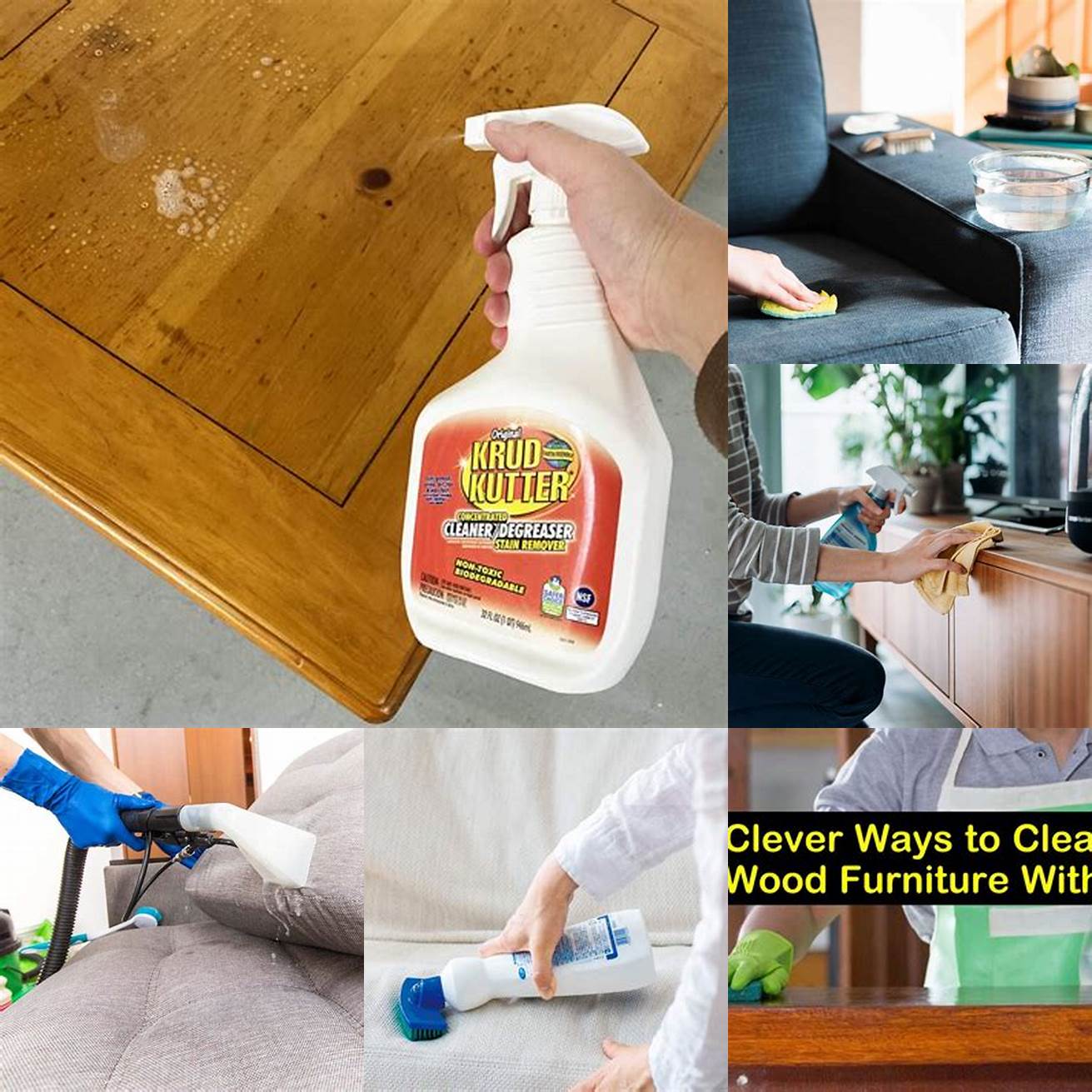Prepare the cleaning solution