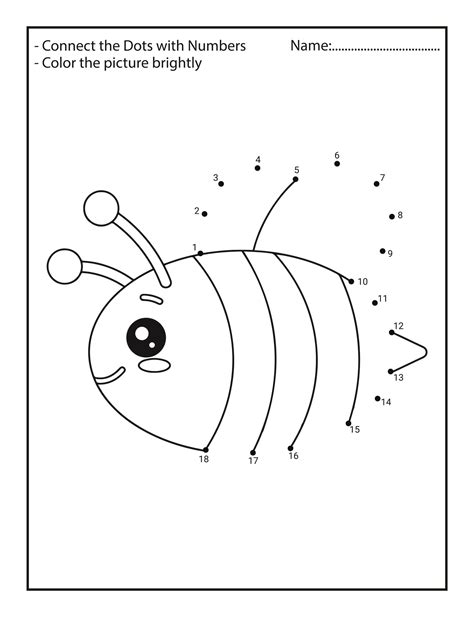 Preschool Connect The Dots Printable