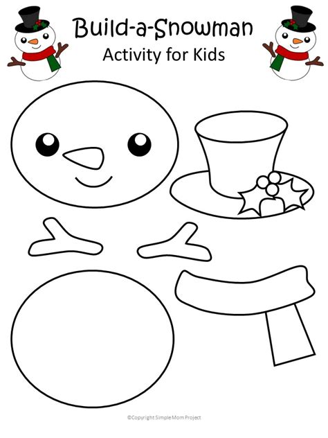 Preschool Printable Christmas Crafts