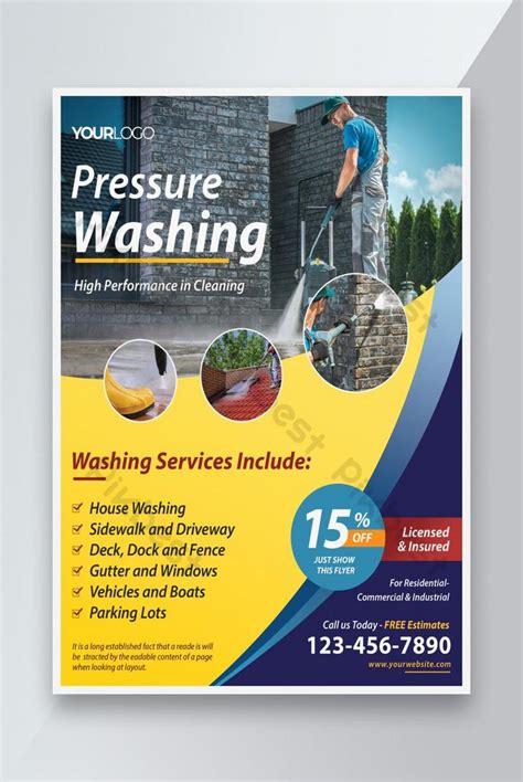 Pressure Washing Flyer Template