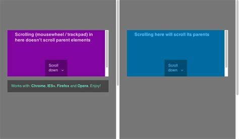 Prevent scrolling of parent element when inner element scroll position reaches topbottom