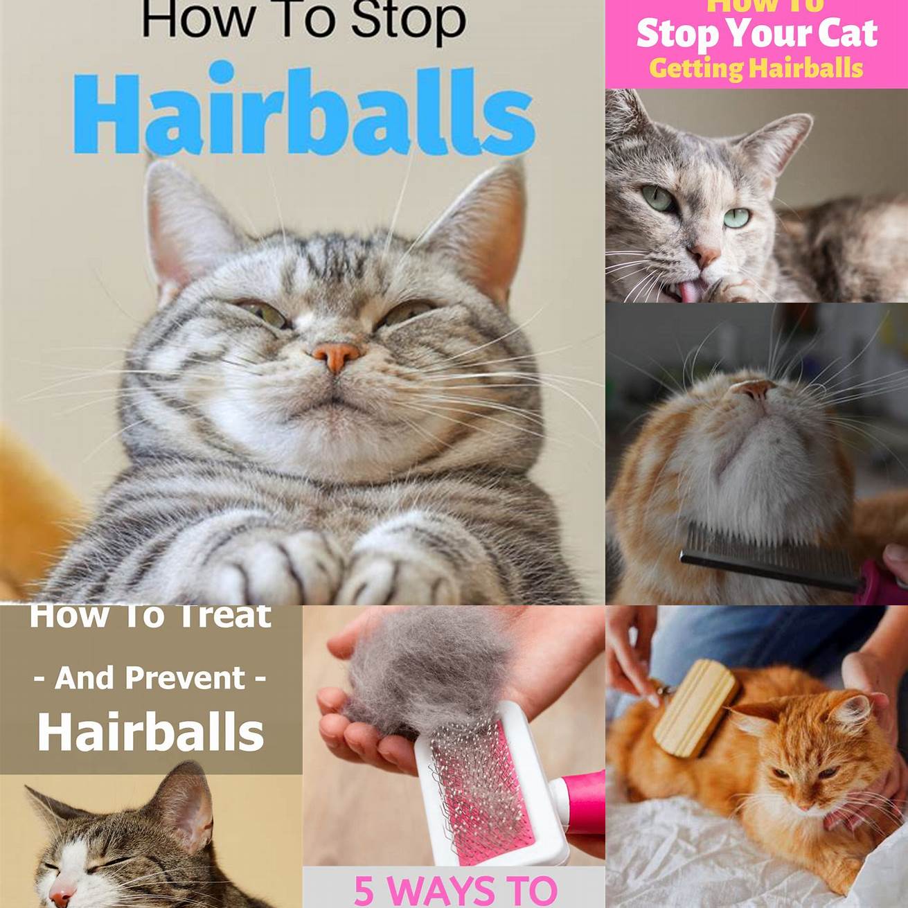 Preventing hairballs and matting