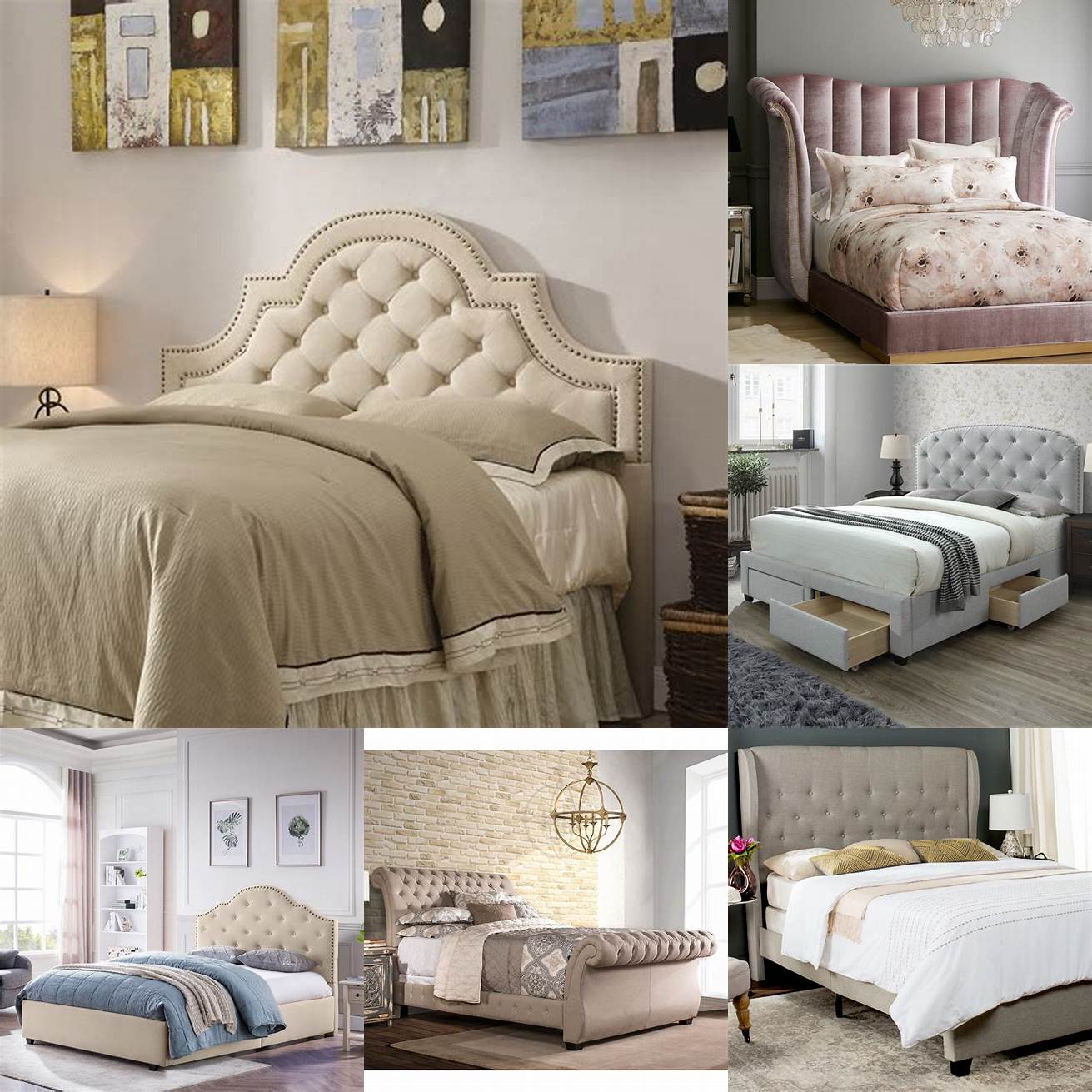 Price Tufted queen beds can be more expensive than other types of beds especially if they are made with high-end materials