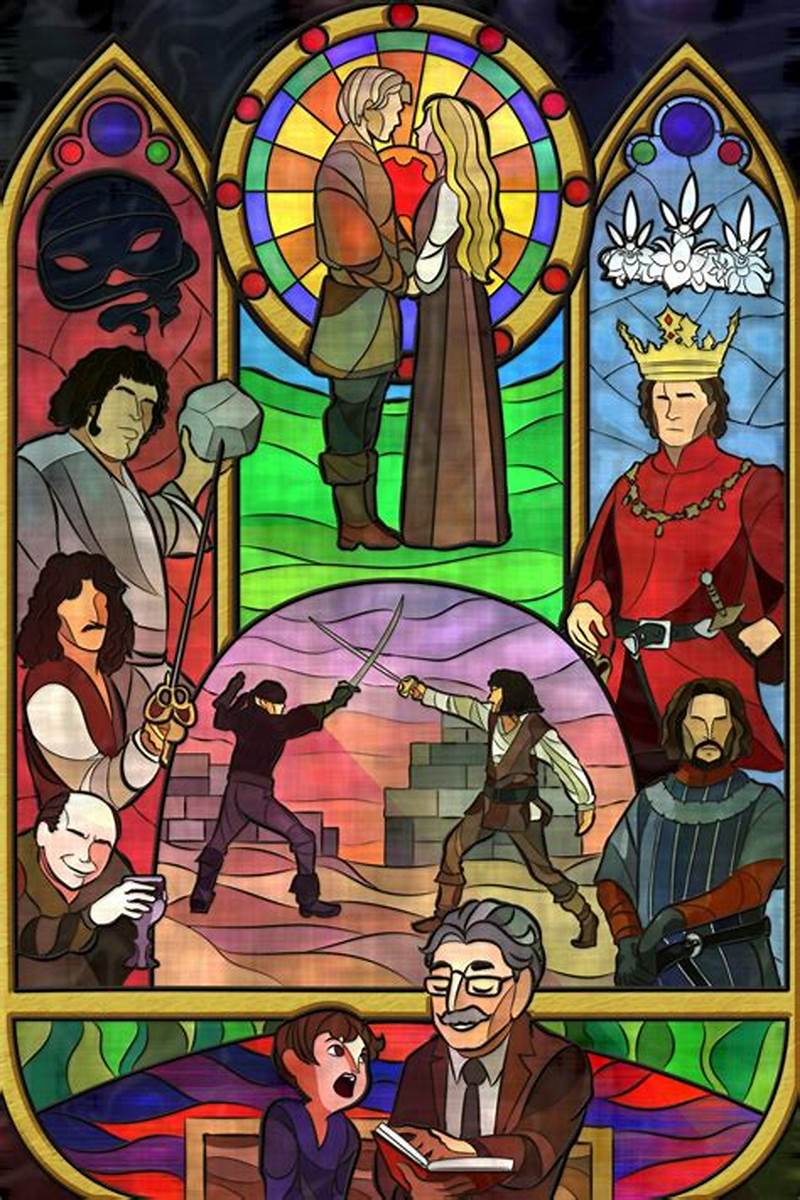 Princess Bride Stained Glass Coloring Book