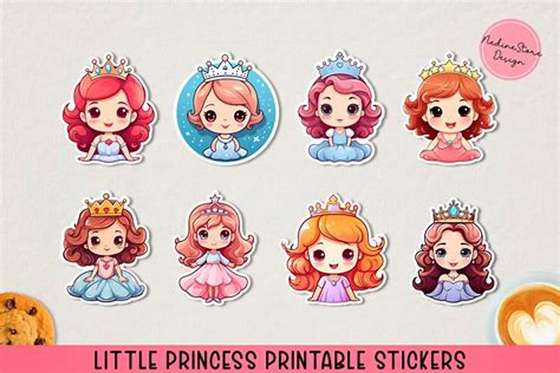 Princess Sticker Printable