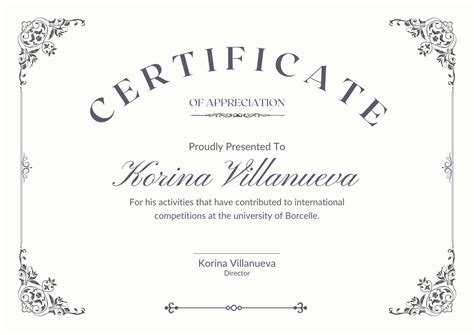 Print Diploma Template