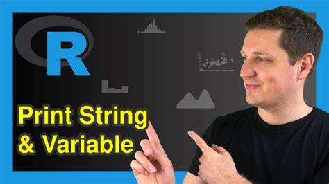 Print string and variable contents on the same line in R