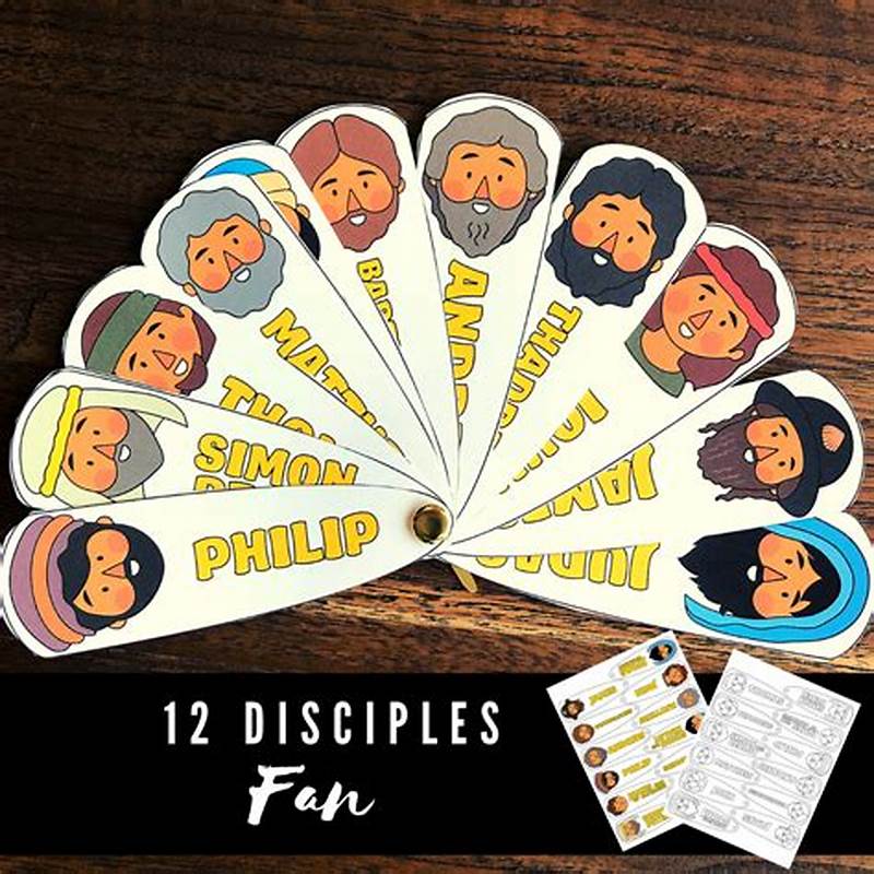 Printable 12 Disciples Activity Sheets