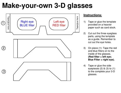 Printable 3d Glasses