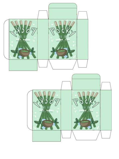 Printable 3d Paper Squishy Template Food