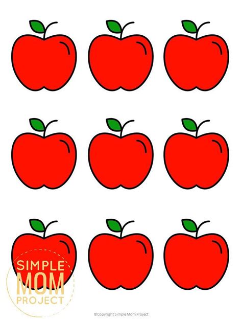 Printable Apple Template